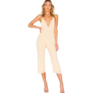 NWT Privacy Please League Striped Jumpsuit
